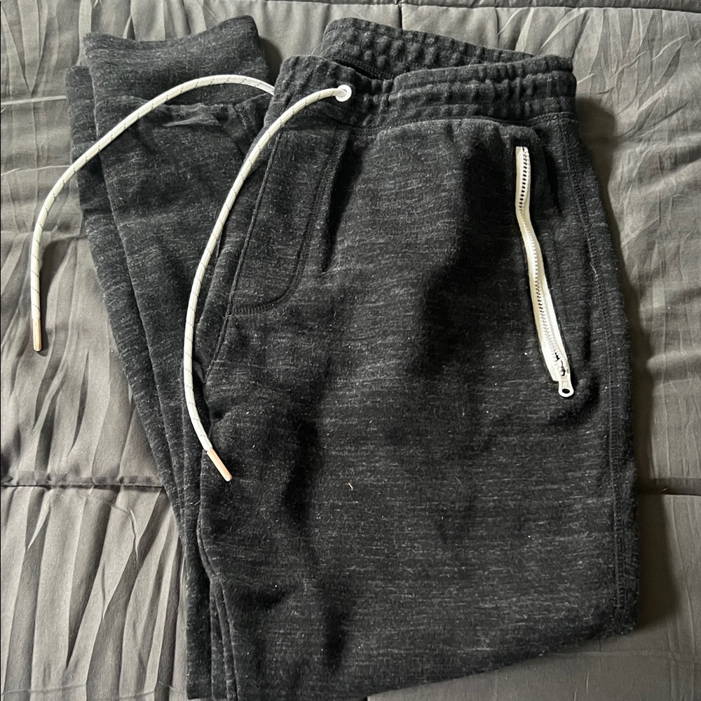 American Eagle Athletic Joggers with Contrast Drawstring - Charcoal